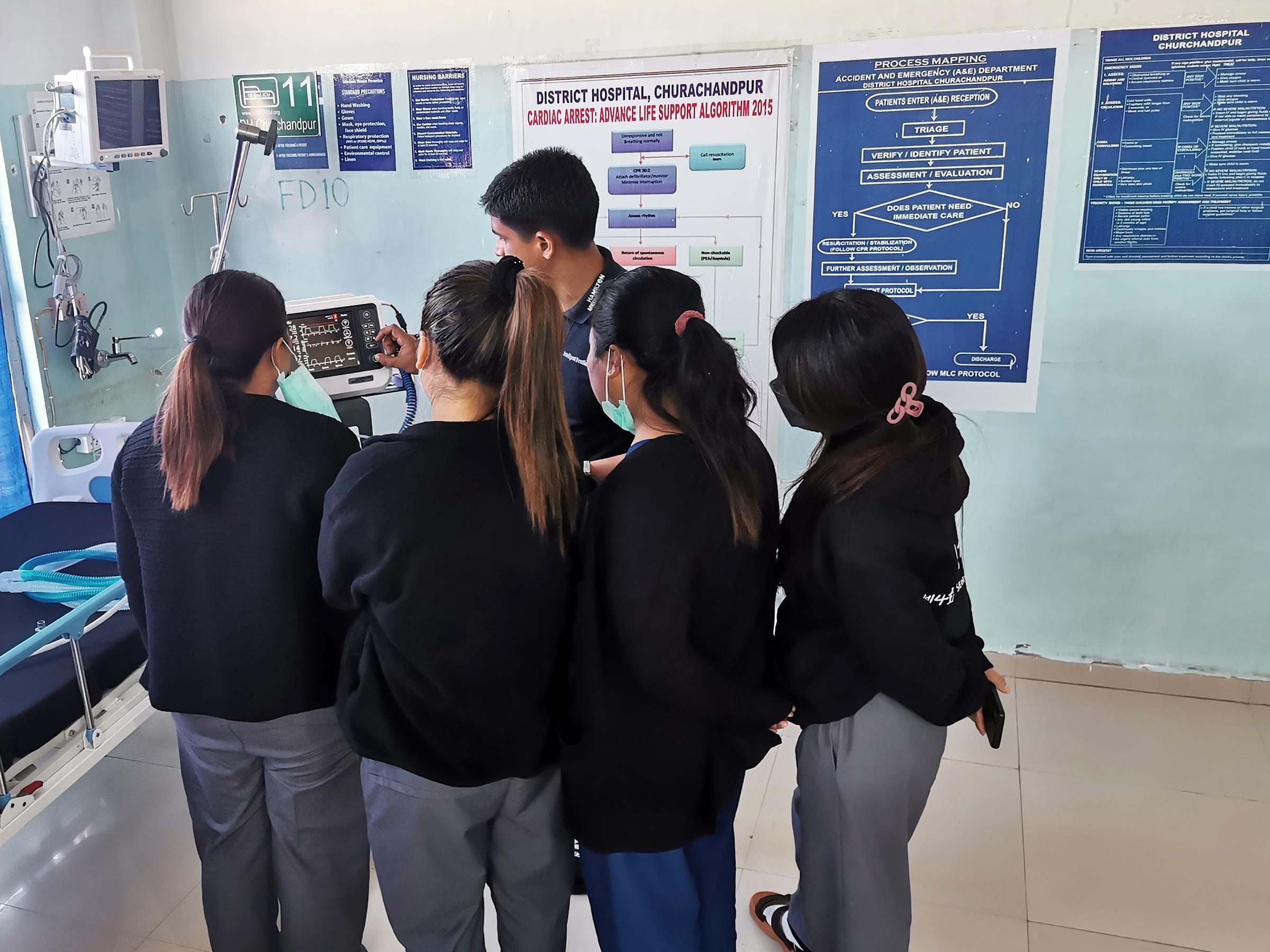 Ventilator training for nurses