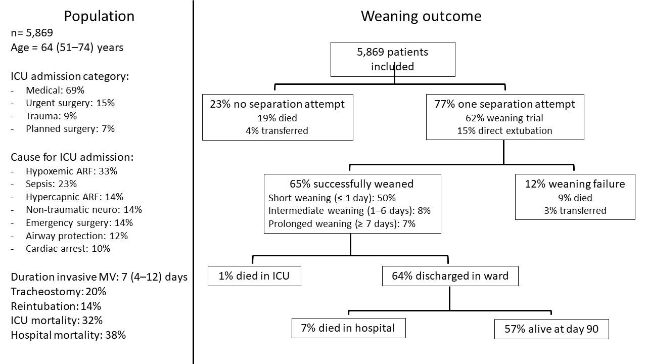 Current management practices and outcomes in weaning from mechanical ...