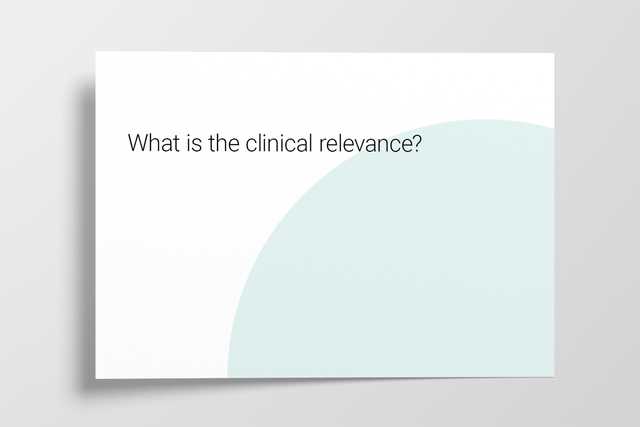 Illustration for the chapter "What is the clinical relevance?"