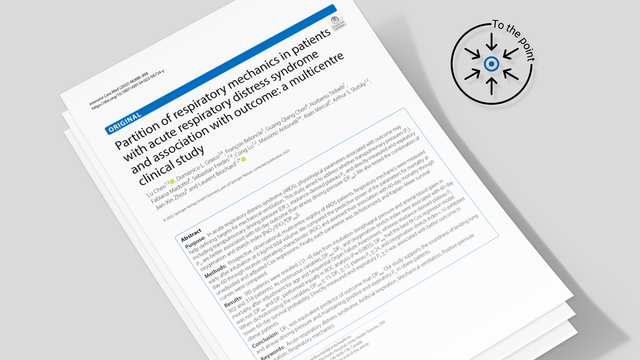 Predicting outcomes in ARDS patients – Does partitioning respiratory mechanics help?