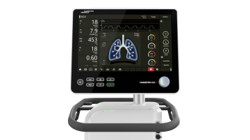 Touch screen of the HAMILTON-C6 ventilator