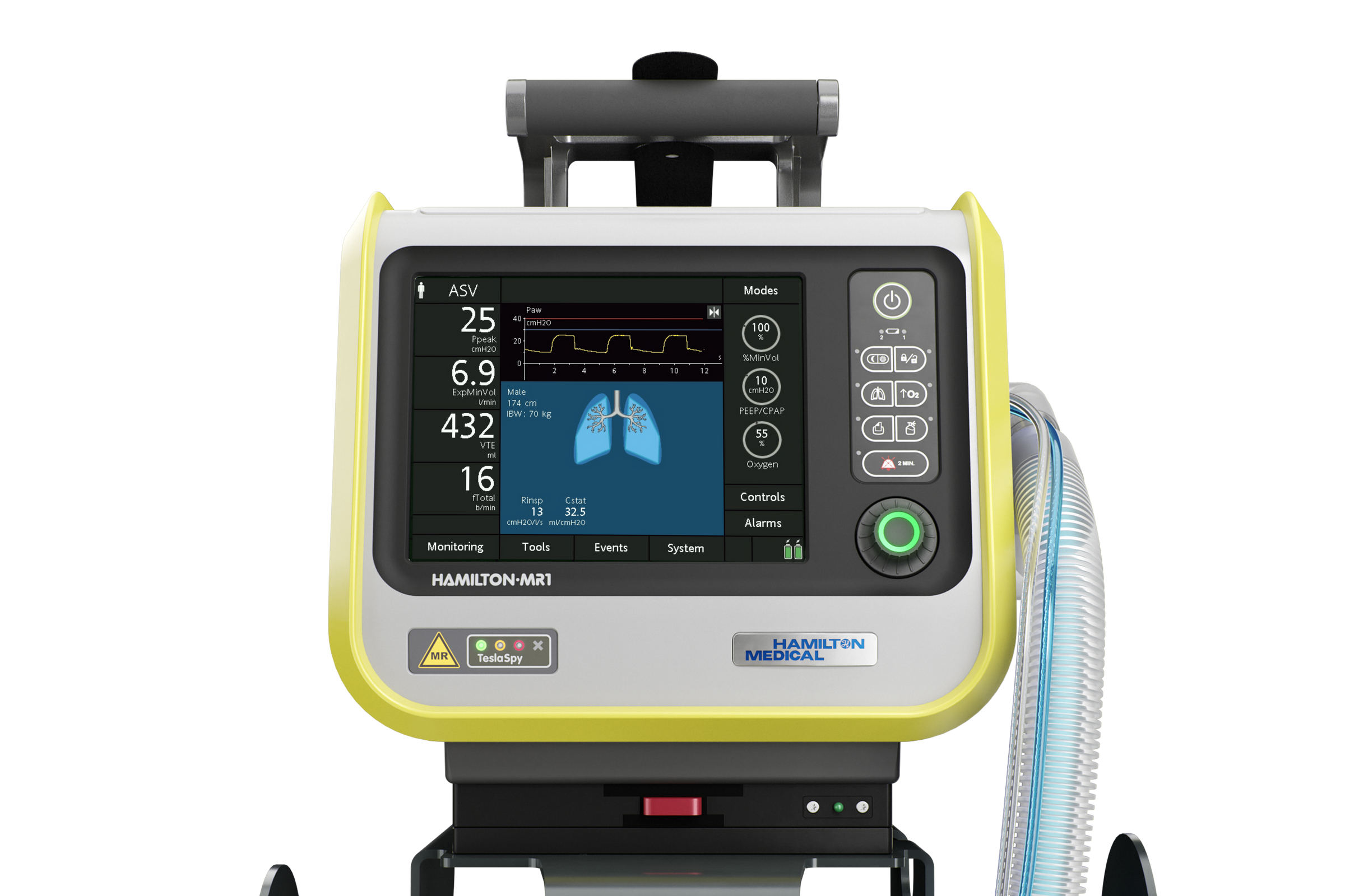 Keeping clinicians and patients safe through remote ventilator