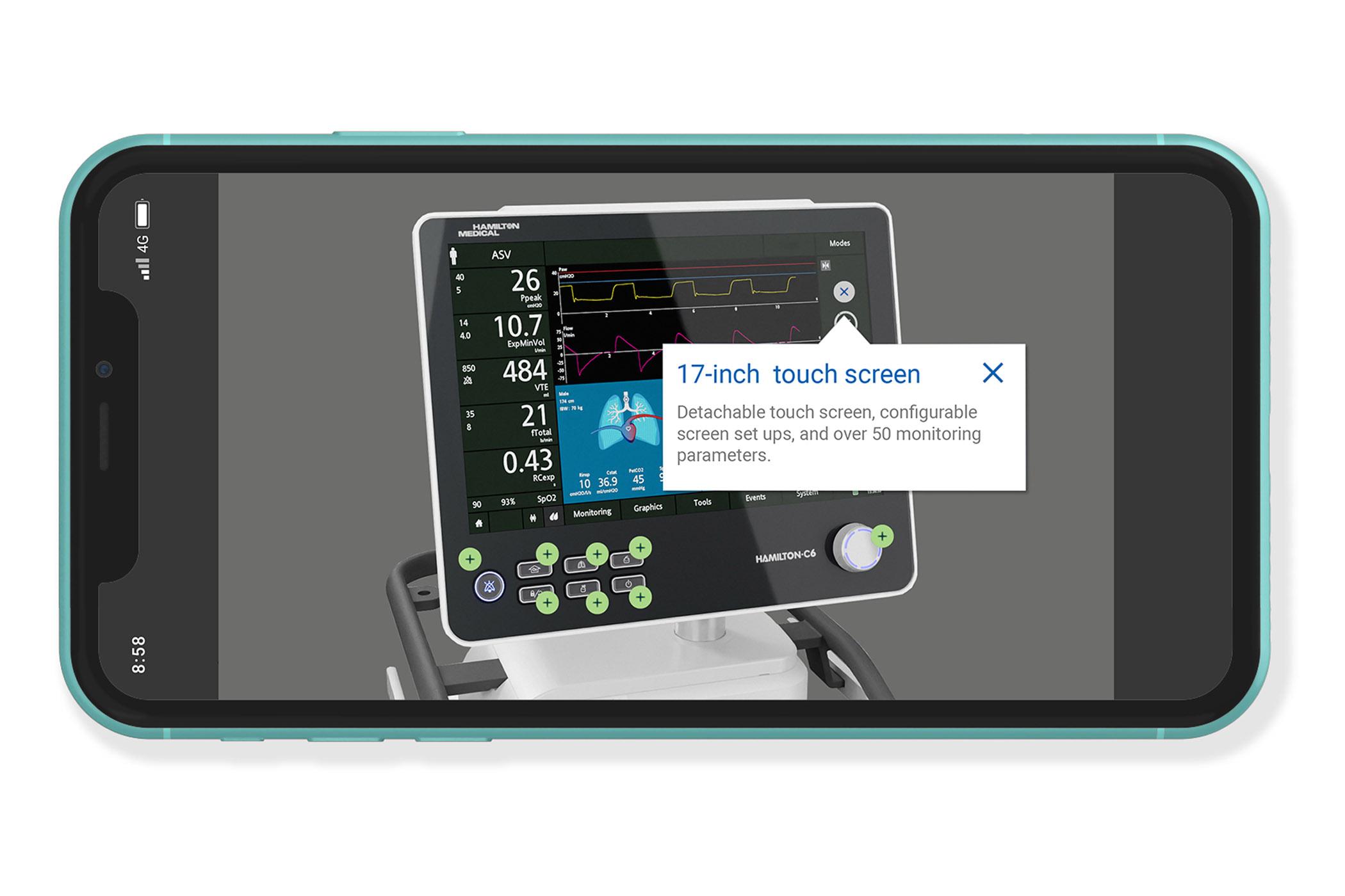 VenTrainer overview of all ventilators
