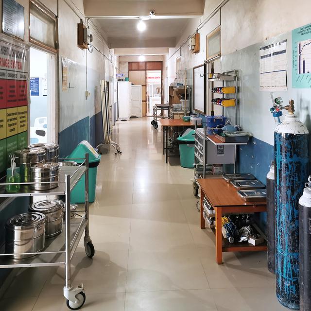 View inside a hopital in Manipur