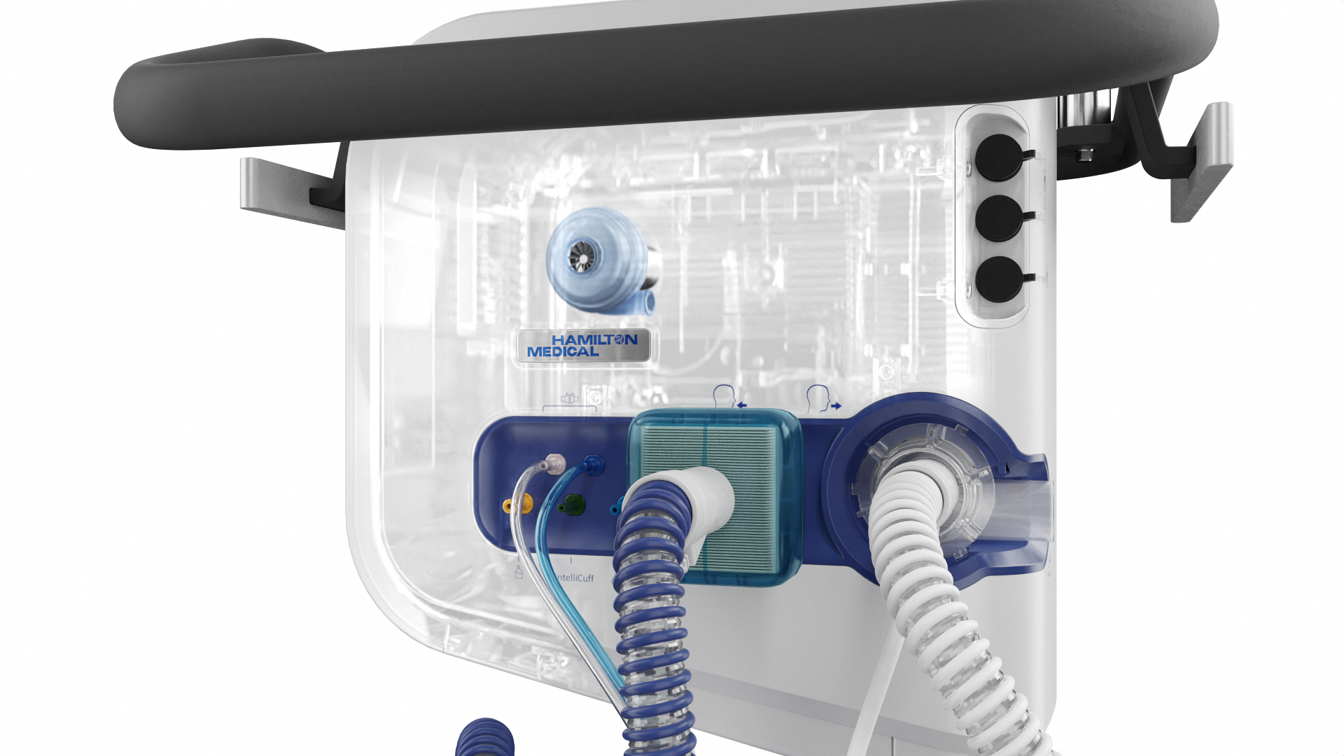 HAMILTON-C6 high-performance turbine with lifetime guarantee (limited to expected lifetime of HAMILTON-C6 ventilator)