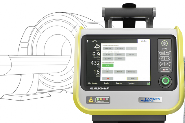 HAMILTON-MR1 - Intelligent Ventilation from ICU to MRI | Hamilton