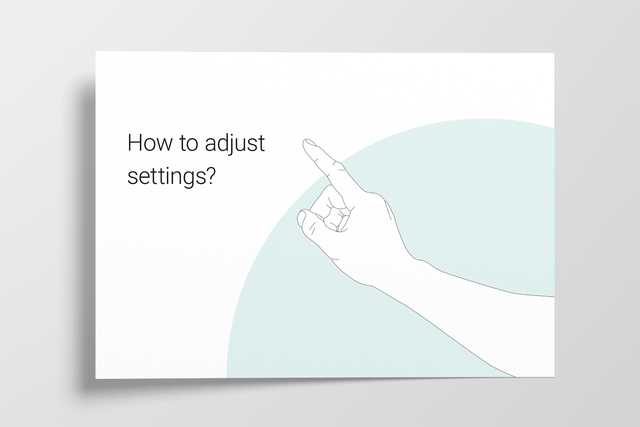 Illustration for the chapter "How to adjust NIV settings?"