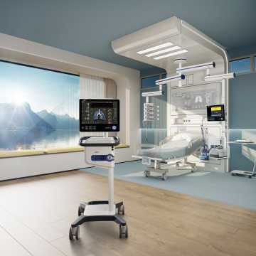 Picture of the new HAMILTON-C6 in an ICU