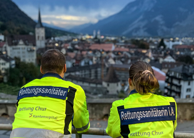 Ambulanciers de Rettung Chur