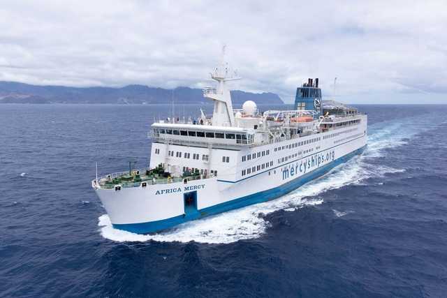 La nave-ospedale Africa Mercy, di Mercy Ships