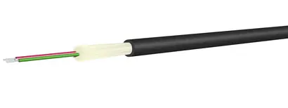 2 Fasern E9/125A2 schwarzer Mantel