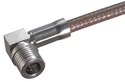 COAXIAL CONNECTOR, QMA, 50 Ohm, Right angle cable plug (male)