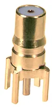 COAXIAL CONNECTOR, QMA, 50 Ohm, Straight PCB jack (female)