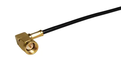 COAXIAL CONNECTOR, SMA, 50 Ohm, Right angle cable plug (male)