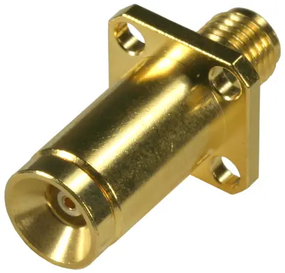 COAXIAL ADAPTER, MMBX - SMA, 50 Ohm, Bulkhead, jack / jack (female / female)