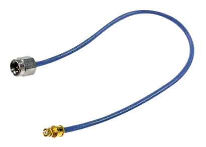 MINIBEND KSR-16, SK (male), SMP (female), ruggedized, 50 Ohm, 40 GHz, 16 in, 406.4 mm