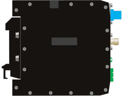 Expansion module, Receiver, L1, L2, DIN Rail, 1 RF OUT, 1 FO IN