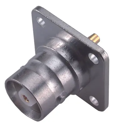 COAXIAL CONNECTOR, C, 50 Ohm, Straight panel receptacle, jack (female), flange mount