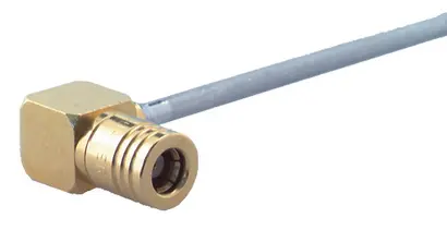 COAXIAL CONNECTOR, SMB, 50 Ohm, Right angle cable plug (male)