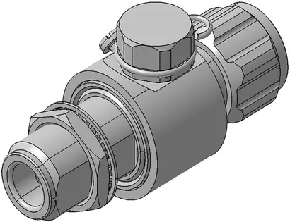 COAXIAL SURGE PROTECTOR DEVICE, GDT technology up to 1.0 GHz, with GDT 230 V