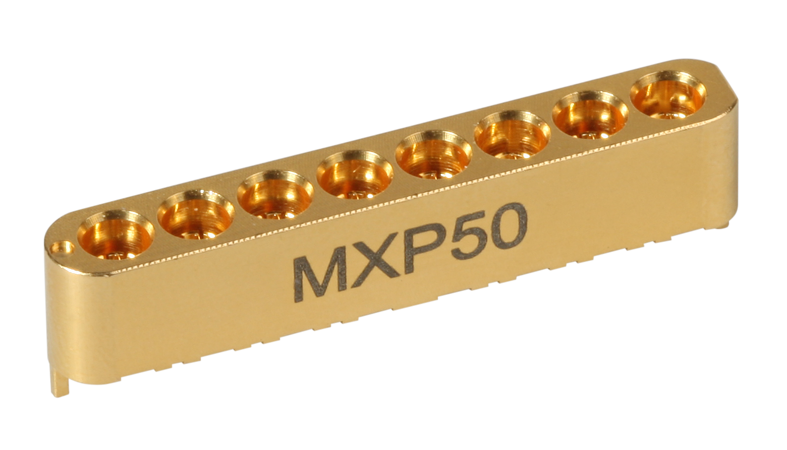 COAXIAL CONNECTOR, MXP, 50 Ohm, Straight PCB plug Pin-in-hole/SMT