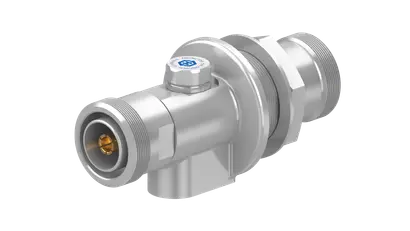 COAXIAL SURGE PROTECTOR DEVICE, GDT technology up to 2.5 GHz