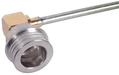 COAXIAL CONNECTOR, QN, 50 Ohm, Right angle cable plug (male)