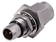 COAXIAL ADAPTER, BMA - SMA, 50 Ohm, Bulkhead, plug / plug (male / male)