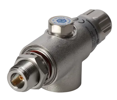 COAXIAL SURGE PROTECTOR DEVICE, GDT technology up to 2.5 GHz