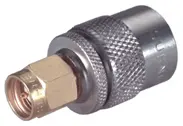 COAXIAL ADAPTER, SMA - TNC, 50 Ohm, plug / plug (male / male)