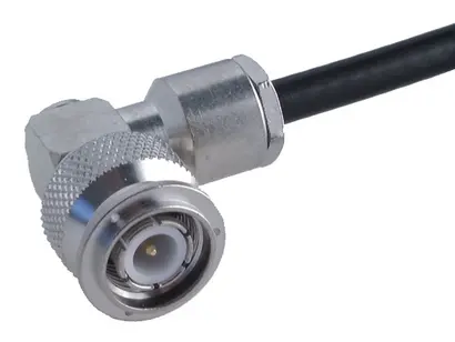 COAXIAL CONNECTOR, TNC, 75 Ohm, Right angle cable plug (male)