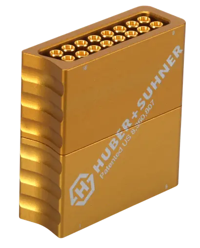 Multicoax board to board adapter 2x8 MXP (female), 50 Ohm, 50 GHz, 40mm