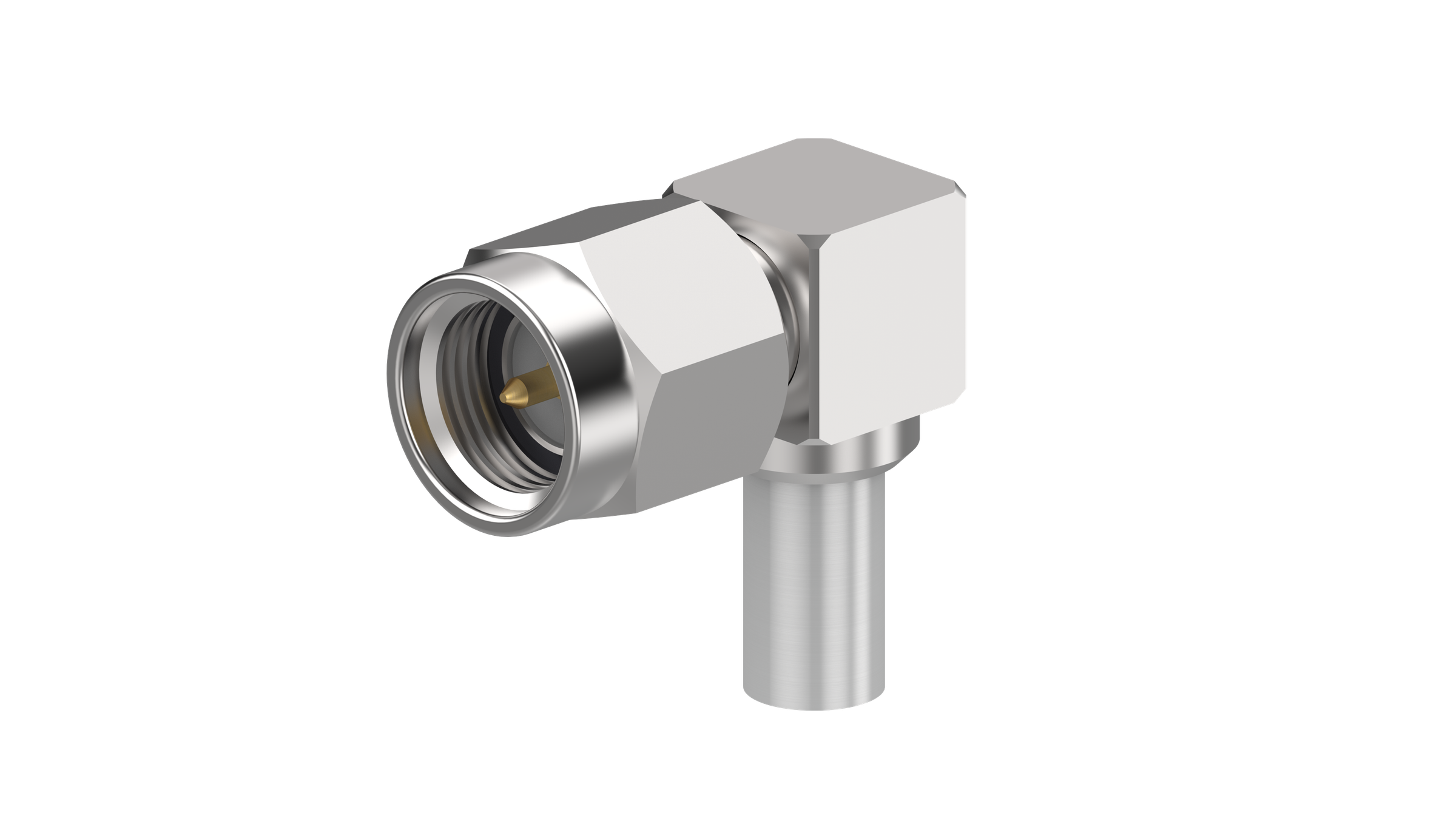 COAXIAL CONNECTOR, SMA, 50 Ohm, Right angle cable plug (male)