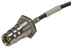 COAXIAL CONNECTOR, QN, 50 Ohm, Straight bulkhead cable jack (female)