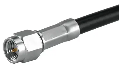 COAXIAL CONNECTOR, SMA, 50 Ohm, Straight cable plug (male)