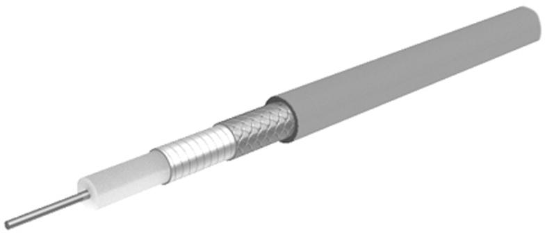 Flexible, 50 Ohm, 18 GHz, 200°C, ø7.5mm, FEP Mantel