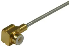 COAXIAL CONNECTOR, MMBX, 50 Ohm, Right angle cable plug (male)