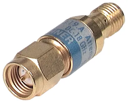 COAXIAL FIXED ATTENUATOR, 50 Ohm, 1 dB, SMA