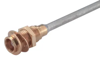 COAXIAL CONNECTOR, MCX, 50 Ohm, Straight bulkhead cable jack (female)