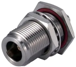 COAXIAL ADAPTER, N - SMA, 50 Ohm, Bulkhead, jack / jack (female / female)