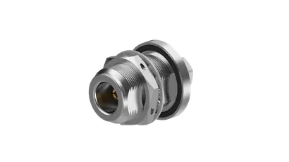COAXIAL CONNECTOR, N, 50 Ohm, Straight bulkhead cable jack (female)