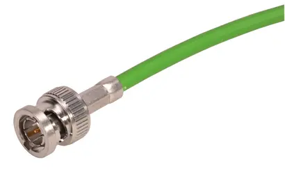COAXIAL CONNECTOR, BNC, 75 Ohm, Straight cable plug (male)