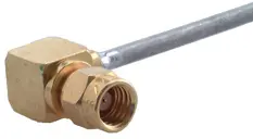COAXIAL CONNECTOR, SMC, 50 Ohm, Right angle cable plug (male)