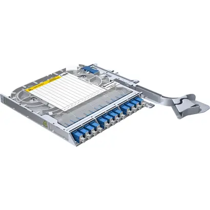 LISA splitter cassette LEFT, SC/UPC SM, 4x70:30 FBT splitter