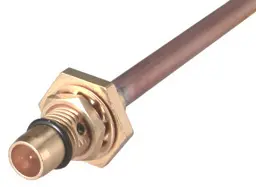 COAXIAL CONNECTOR, BMA, 50 Ohm, Straight bulkhead cable plug (male)