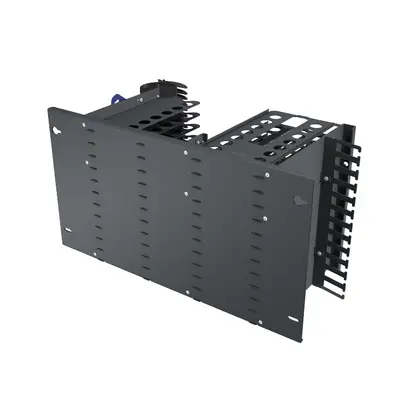 LISA Chassis links, 6U, Schwarz