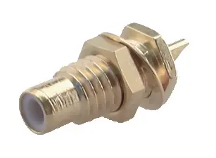 COAXIAL CONNECTOR, SMC, 50 Ohm, Straight bulkhead receptacle, jack (female)