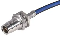 COAXIAL CONNECTOR, QN, 50 Ohm, Straight bulkhead cable jack (female)