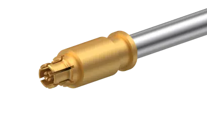 COAXIAL CONNECTOR, SMPM, 50 Ohm, Straight cable jack (female)