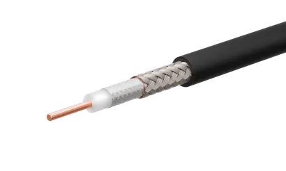 Low-loss, 50 Ohm, 6 GHz, 85°C, ø6.17 mm, LSFH Mantel